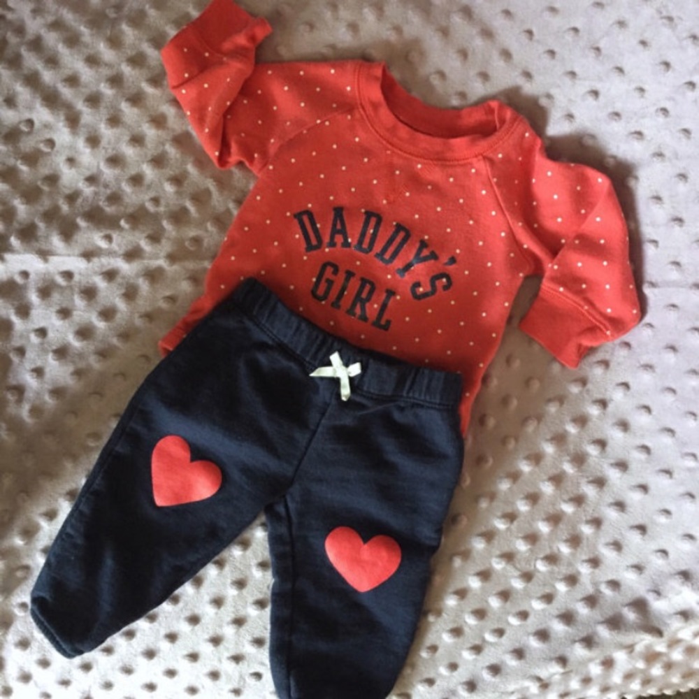 Carter’s Daddy Girl Outfit set 0-3m